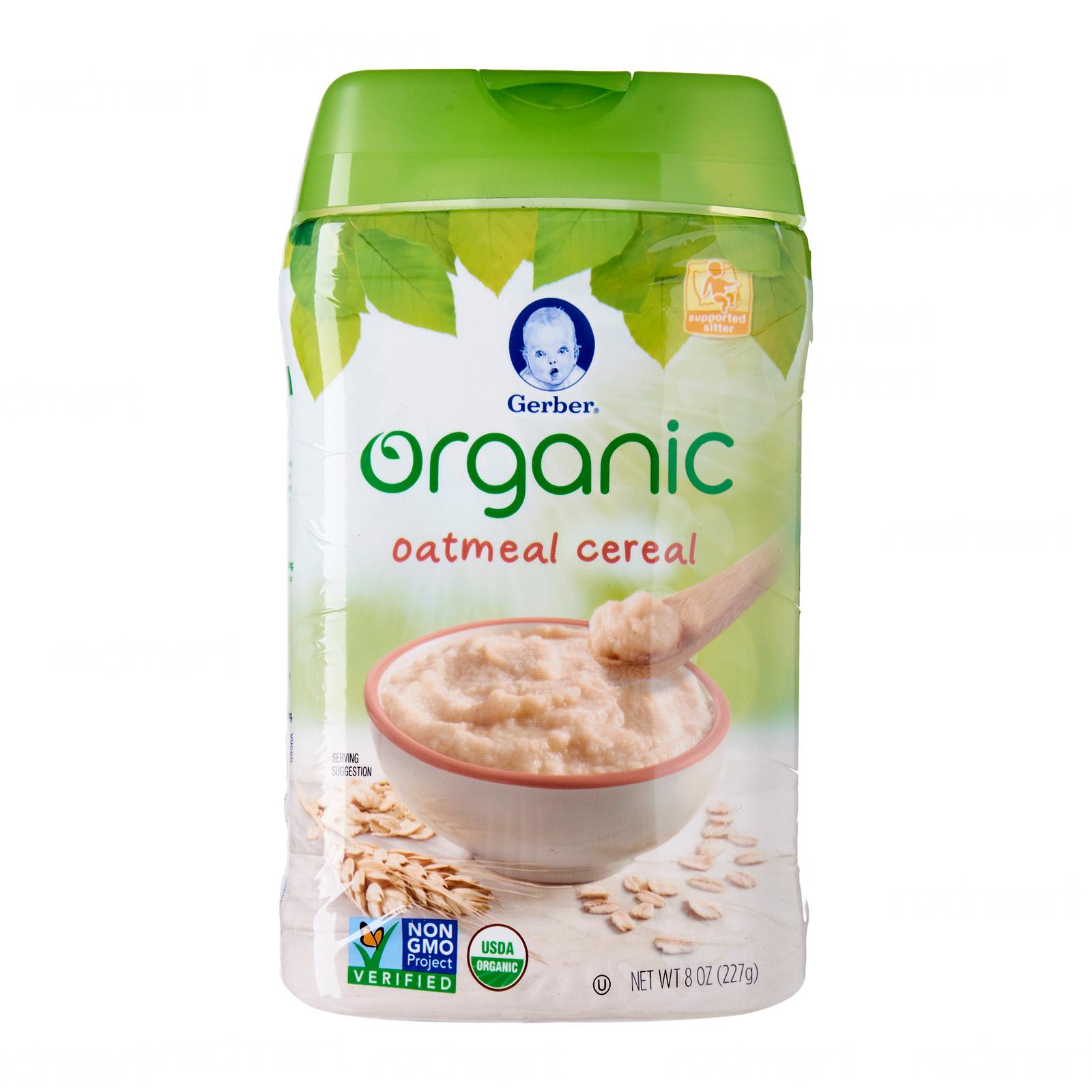 gerber organic oatmeal